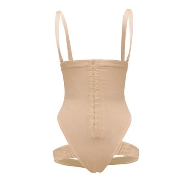 2-i-1 Peach Butt Curvy Mave Shaper Waist Trainer med Butt Nude XL