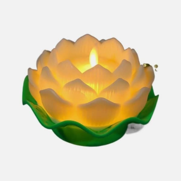 Lotusblomst Nattlys LED ROSA Pink