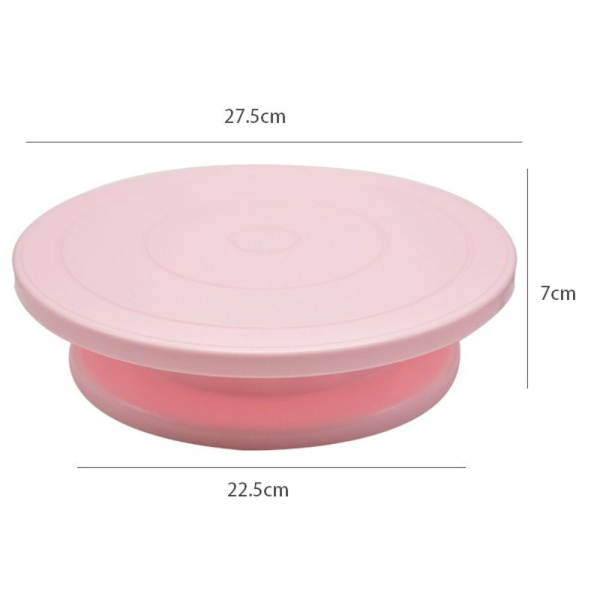 Cake Rotary Bord Mini Fondant Cake Turntable BLÅ blue
