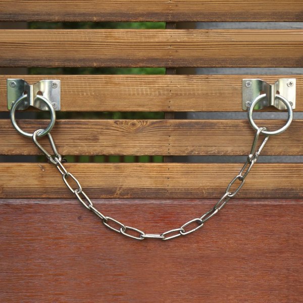 Gatekjedekobling for utendørs portlås i rustfritt stål
