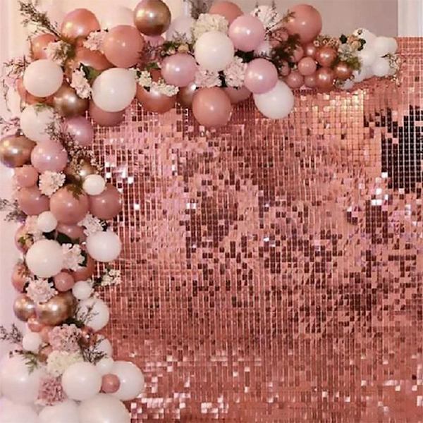 Vägg Bakgrund Gardin Bachelorette Party Bakgrunder ROSE GULD rose gold