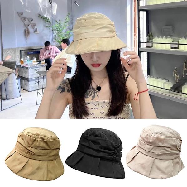 Fisherman Caps Bucket Hats SORT Black