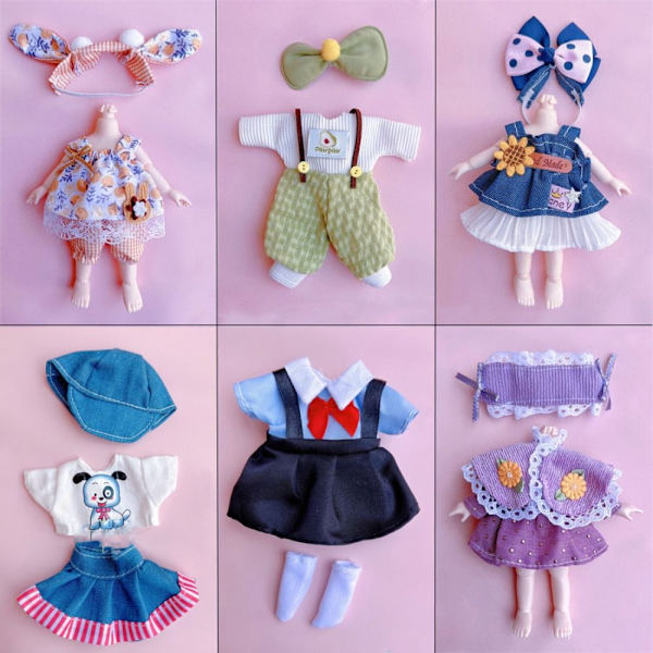 Dukketøj Kjoler Animal Doll Outfit 10 10 10