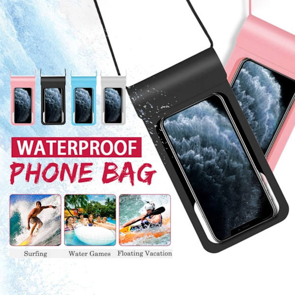 Vanntett telefonveske Mobiltelefonveske ROSA pink