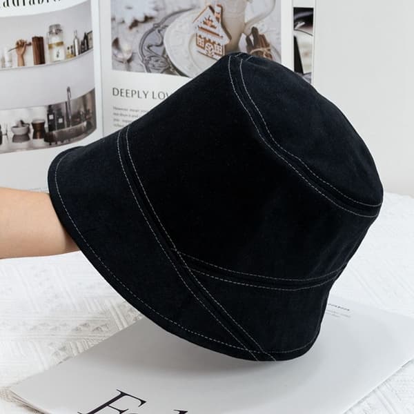 Bomulls Bøttehatt Dame Sommerhatt 1 1 1