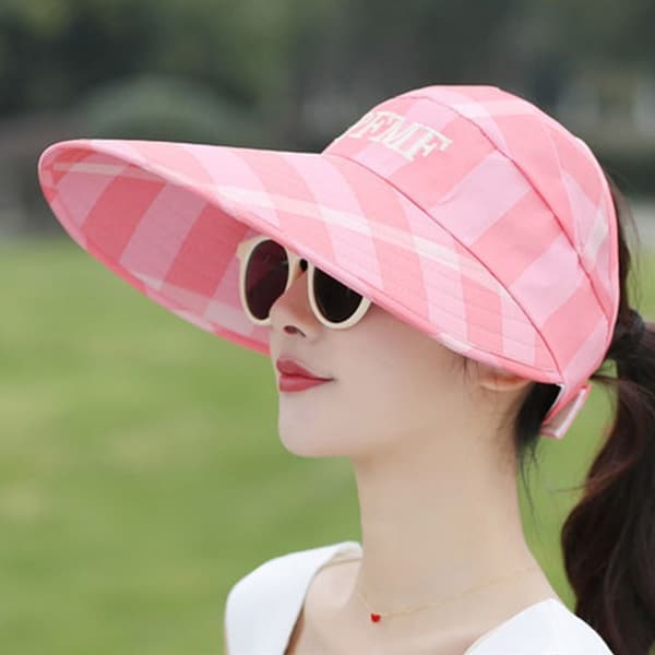 Damehatter Solbeskyttelse Hatt ROSA pink