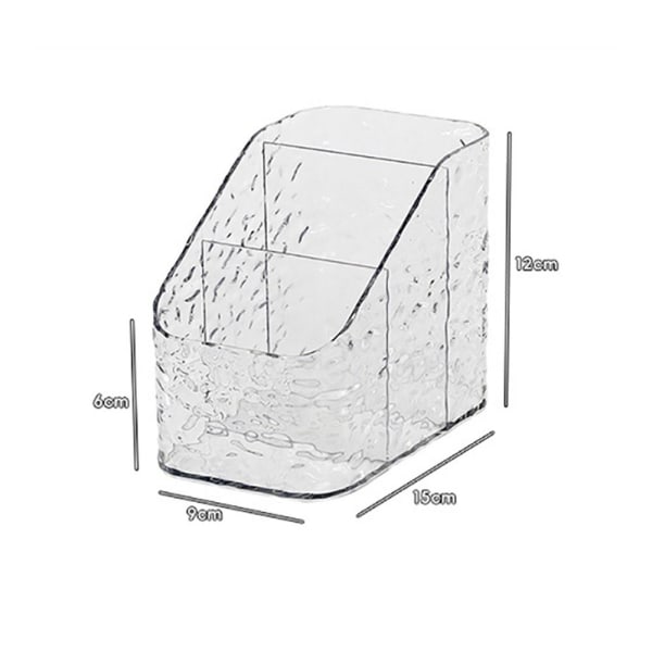 1 stk Kosmetikkoppbevaringsboks Skrivebordsoppbevaringsboksstativ 3 RETTER 3 3 Grids