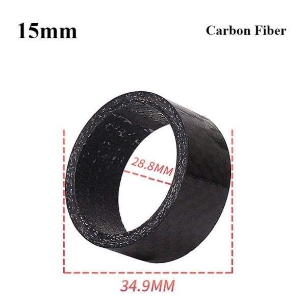 Cykel Gaffel Afstandsstykker Headset Gaffel Afstandsstykker 30MMCARBON FIBER 30mmCarbon Fiber