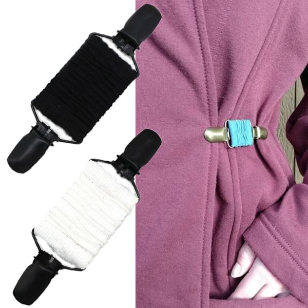 2st Fit Dress Cinch Clips för att dra åt klänning VIT White