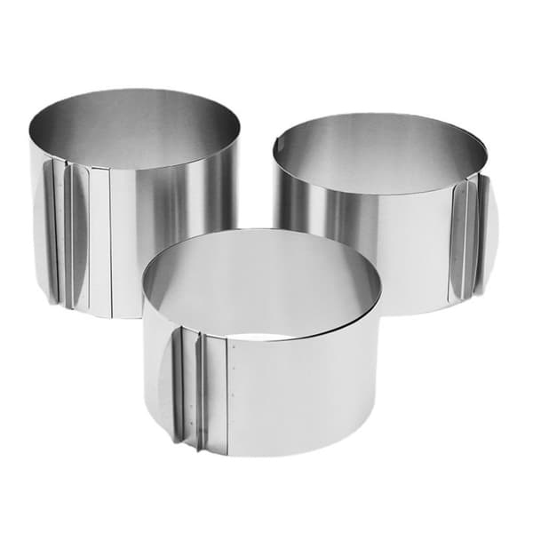 Teleskopisk Mousse Ring Förhöjda Kakringar 5CM 5CM 5cm