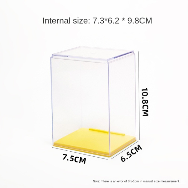 Förvaringslåda Doll Display Box GUL L yellow L