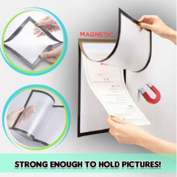 Magnetisk ramme fotoramme SILVER A3 silver A3