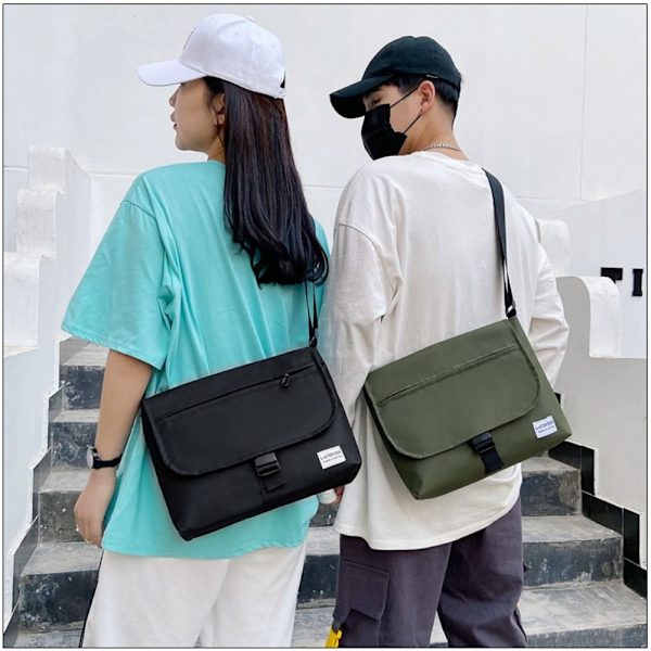 Studenter Postväska Män Crossbody Väska GRÅ grey