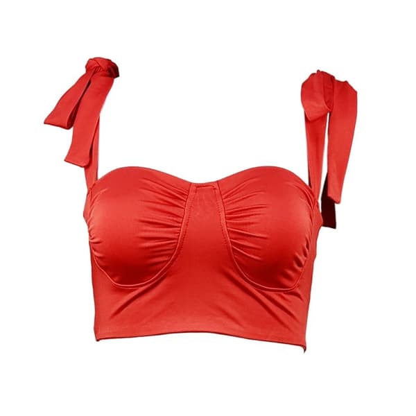 Hihaton toppi PUNAINEN M Red M