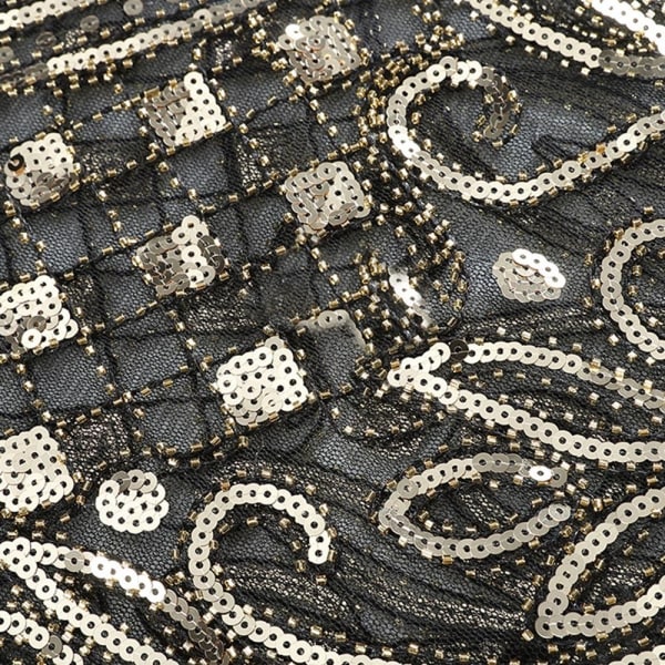 Flapper Sjal Sequin Sjal FÄRG 8 FÄRG 8 Color 8