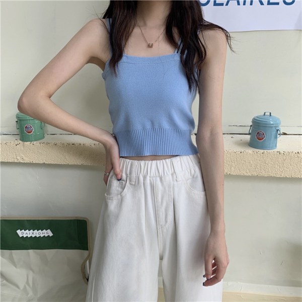 Neulottu Sling Vest PINK Pink