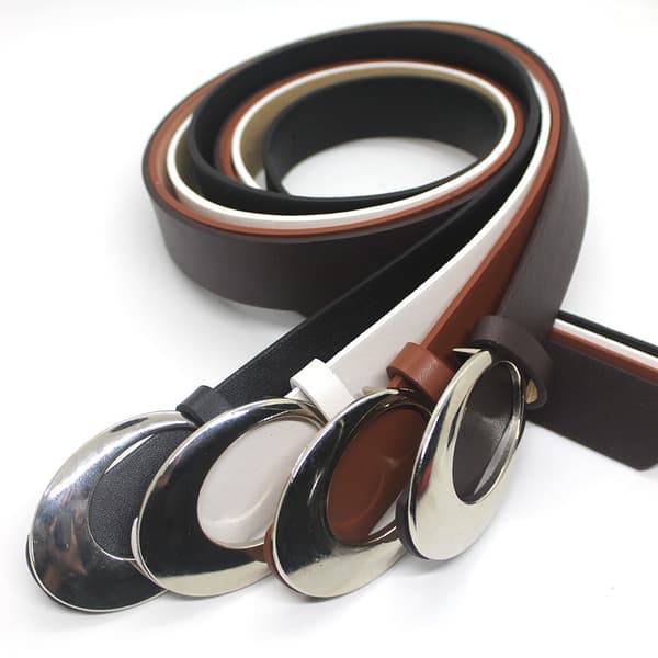 Bälte Midjebälte KAFFE SLÄTT SPÄNNE SLÄTT SPÄNNE Coffee Smooth Buckle-Smooth Buckle