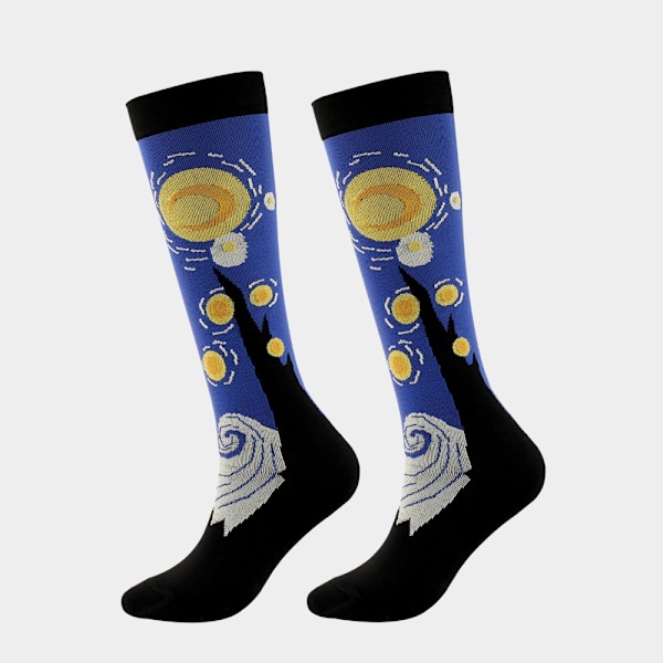 Sports Trykstrømper Elastiske Strømper S/MSTYLE D STYLE D S/MStyle D