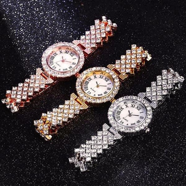 Damklocka Kvarts Armbandsur SILVER Silver