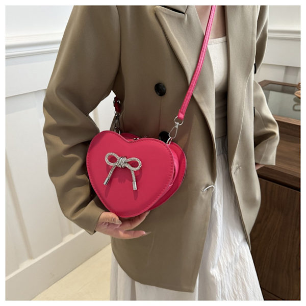 Rosett Axelväska Messenger Bag ROSA Pink