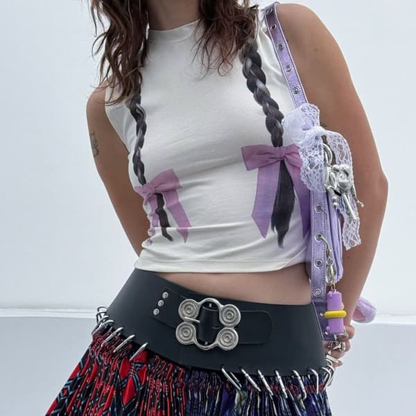 Croptoppe til kvinder Bralette Vest M M