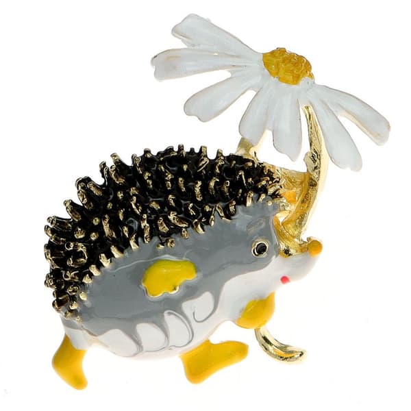 Daisy Broscher Igel Brosch ORANGE Orange