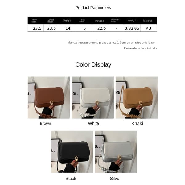Skulderveske Messengerbag BRUN Brown