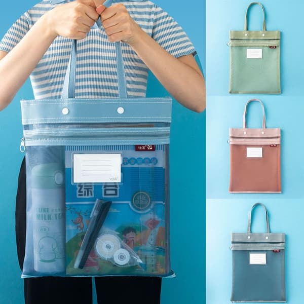 Tote Skolväska Tutorial Väska GRÅ Gray