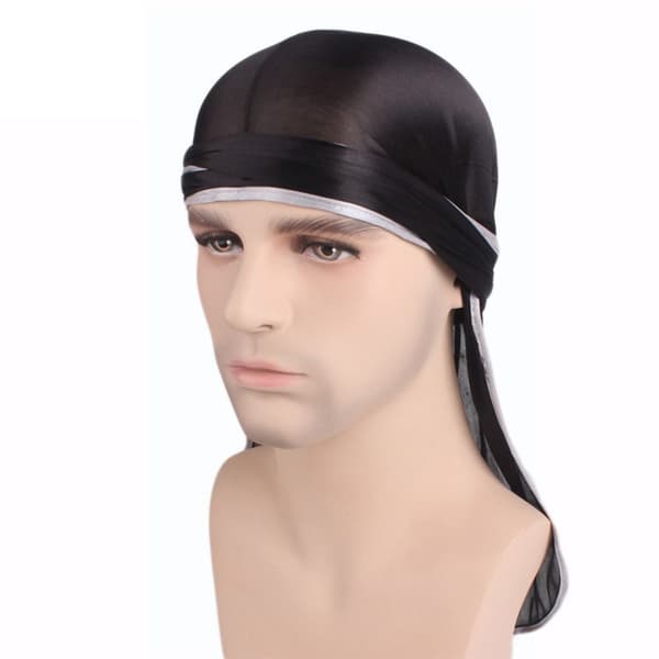 Silkeaktig Durag Kanting Sateng Durag 8 8 8