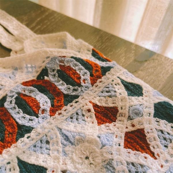 Uthult Camisole Hekleblomst Uthult Stropp BLÅ Blue