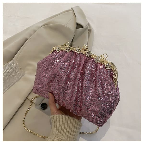 Aftonväska Crossbody Axelväskor ROSA PINK