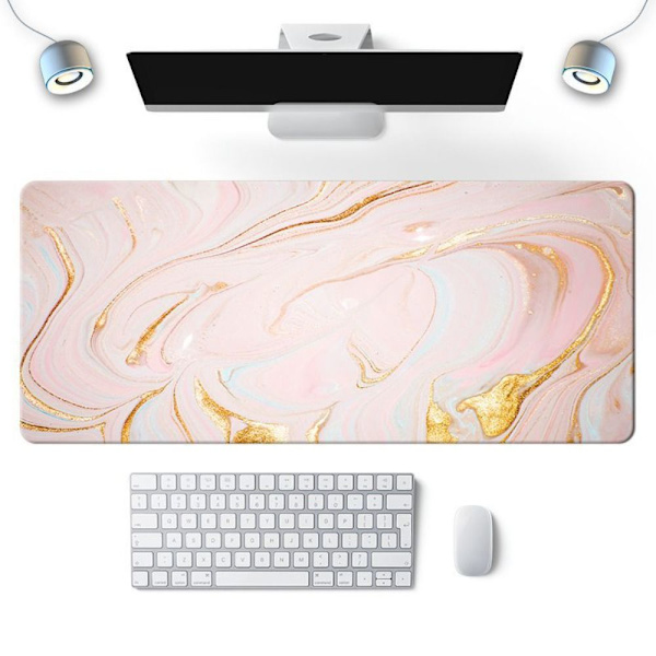 Marmor texturerad musmatta Tangentbord Musmatta ROSA 300X600X2MM Pink 300X600X2mm