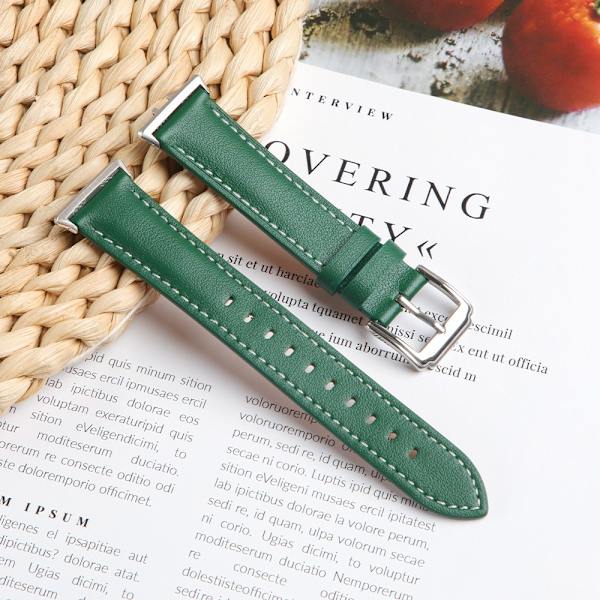 Watch i läder VIT White