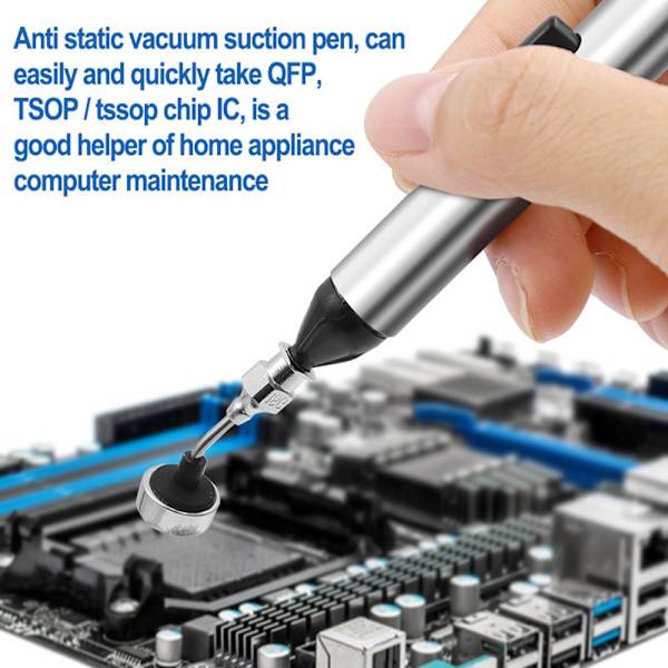 2 stk Vakuumsugerpenn Sugesuger Pumpe IC SMD Fjerner 2pcs