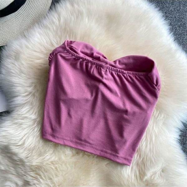 Crop Top Singlet BLÅ blue