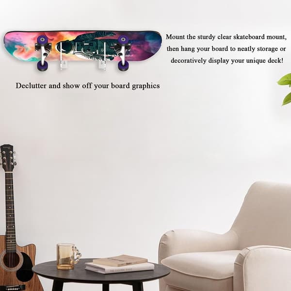 Skateboard Rack Snowboard Hangers Skateboard Oppbevaring