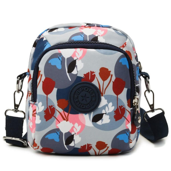 Naisten printed Crossbody-laukku Matkapuhelinlaukku 1 1 1