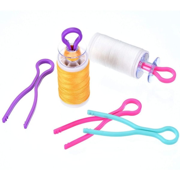 Spoleclips Klemme Trådspoler Clips BLANDET FARVE-10 STK BLANDET mixed color-10 pcs