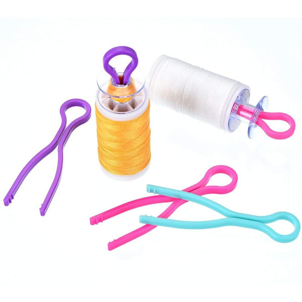 Spoleclips Klemme Trådspoler Clips GUL-10 STK GUL-10 yellow-10 pcs