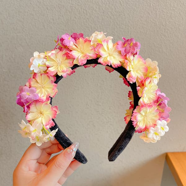 Simulert Blomst Hodeplagg Silkeblomst Hårnål B B B