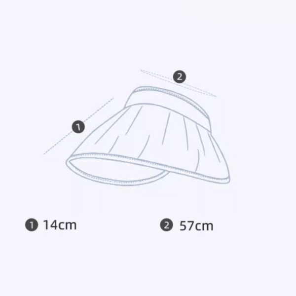 Solskyddshatt Cap VIT white