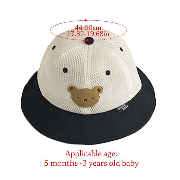 Baby Bøttehatt Solhette GUL Yellow