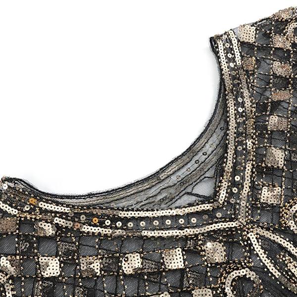 Flapper sjal paljett sjal FARGE 6 FARGE 6 Color 6
