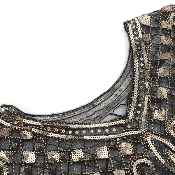 Flapper Sjal Sequin Sjal FÄRG 8 FÄRG 8 Color 8