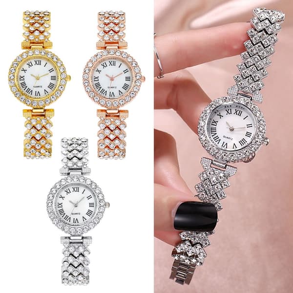 Damklocka Kvarts Armbandsur SILVER Silver