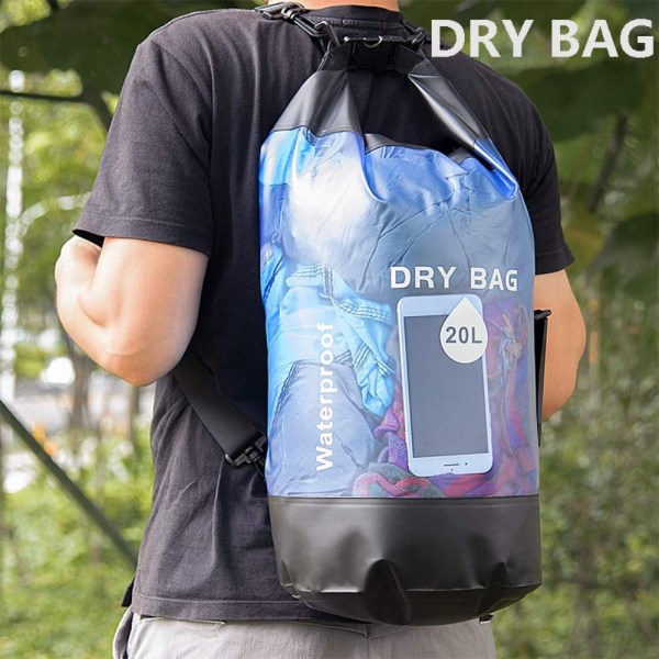 Dry Bag Bucket Bag BLÅ 20L 20L Blue 20L-20L