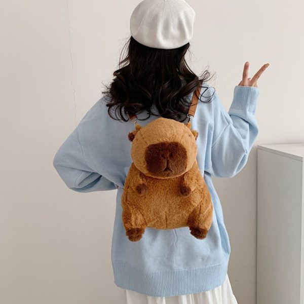 Capybara plysjryggsekk Capibala Crossbody Bag 1 1 1