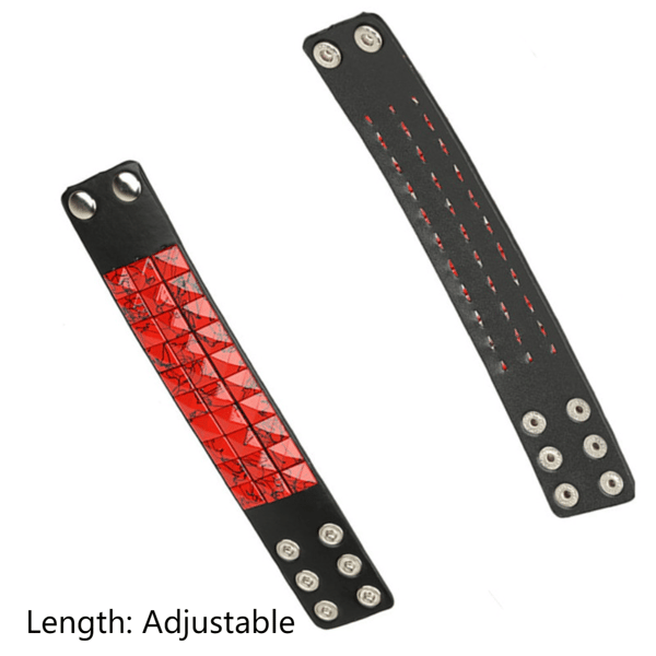 Läderarmband Justerbart Armband 4 4 4