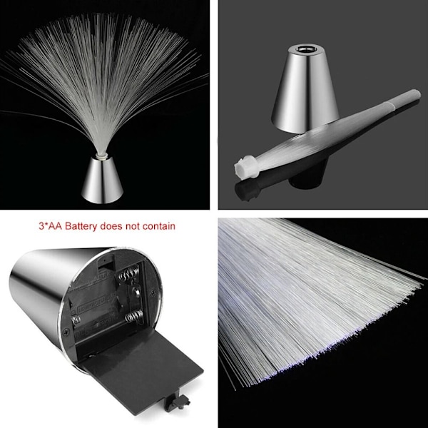 Fiberoptisk lampe LED-lys B B B