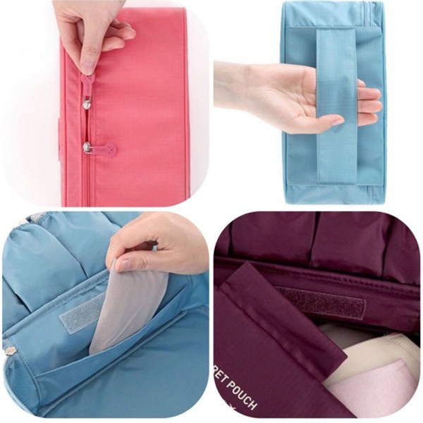Underkläder Förvaringsväska Kläder Byxor BH Organizer ROSE RED Rose Red